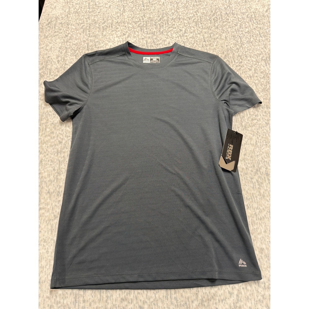RBX Active‎ Mens X-Dri Performance T-Shirt Gray CRM2093R3I Size Medium NWT